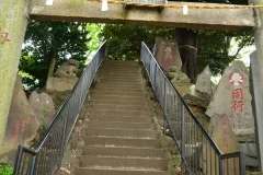 115-十条冨士塚に上る石段