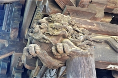 多聞寺山門の彫刻