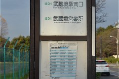 バス停「萩の原住宅」(武蔵境駅行き）
